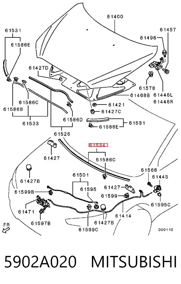  5902A020 Mitsubishi