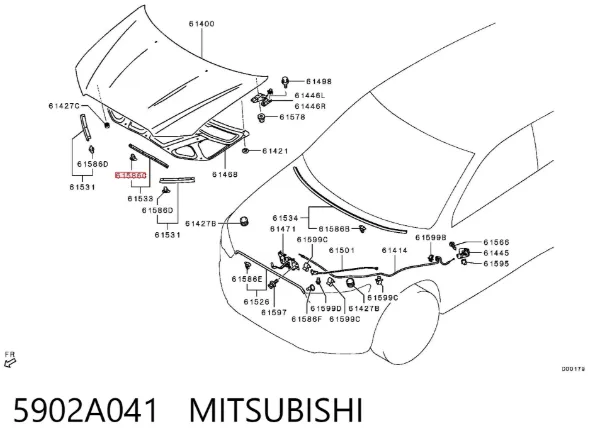 5902A041 Mitsubishi