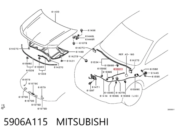  5906A115 Mitsubishi