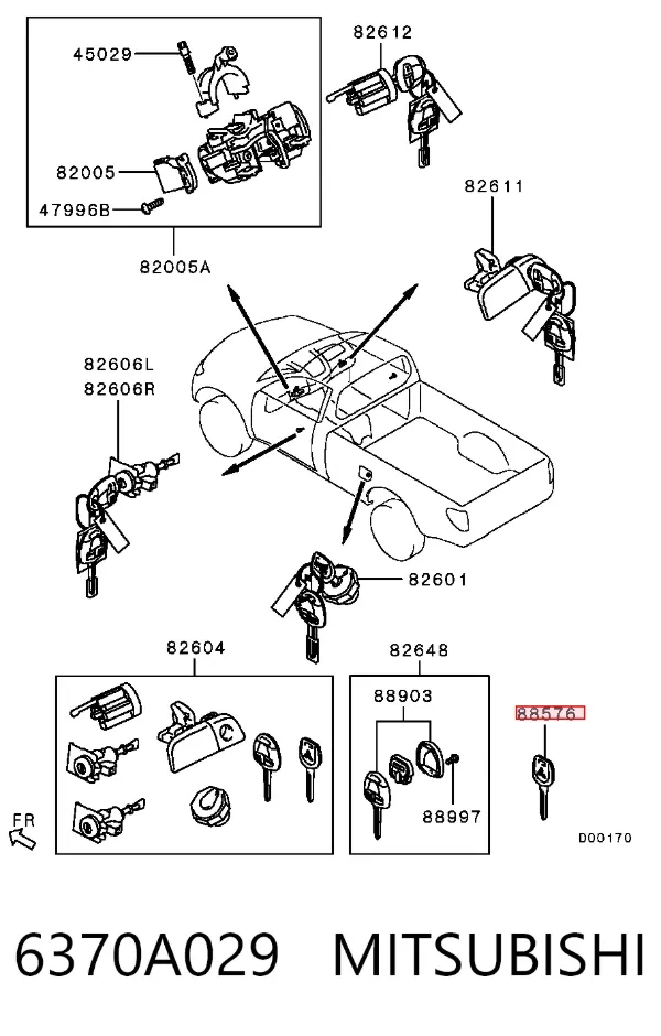  6370A029 Mitsubishi