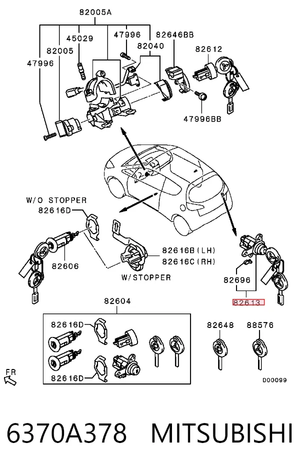  6370A378 Mitsubishi
