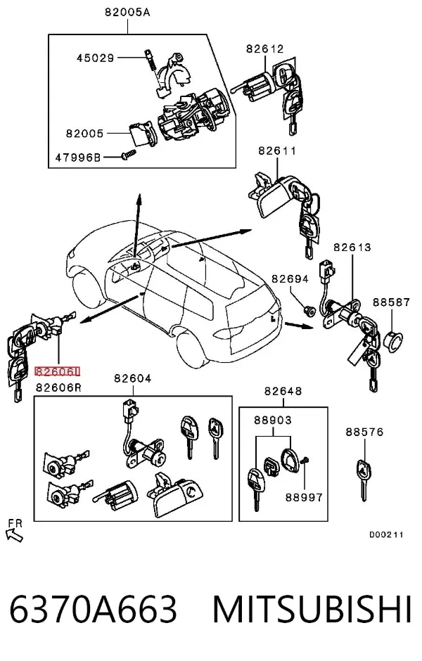  6370A663 Mitsubishi