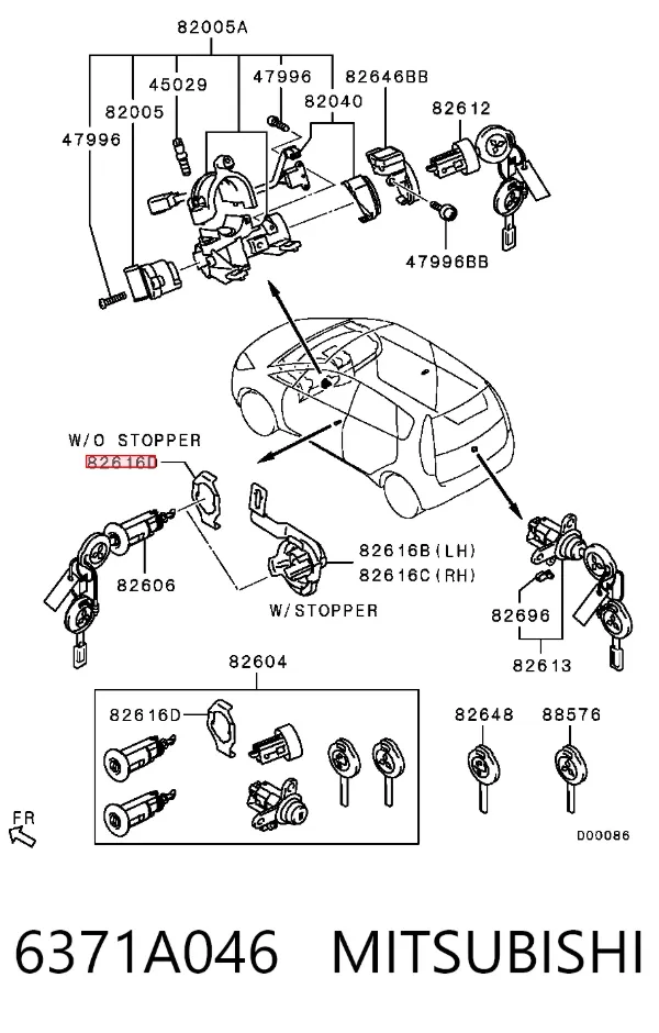  6371A046 Mitsubishi