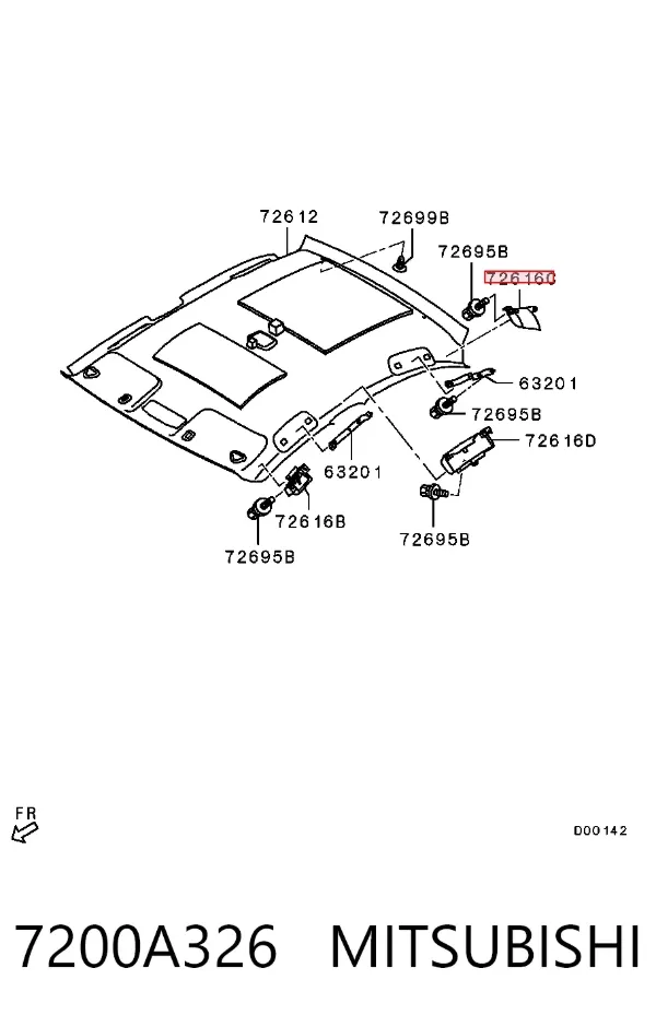  7200A326 Mitsubishi