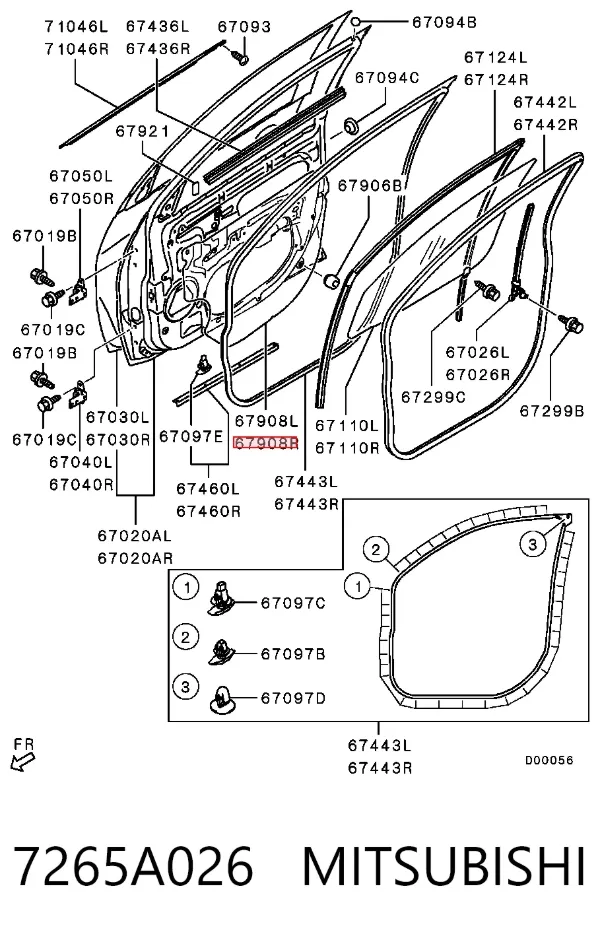  7265A026 Mitsubishi