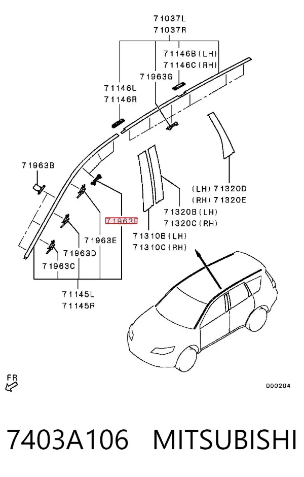  7403A106 Mitsubishi