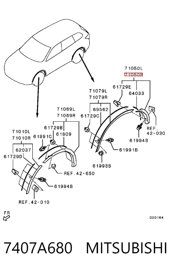 7407A680 Mitsubishi
