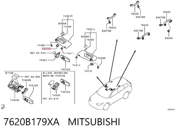  7620B179XA Mitsubishi