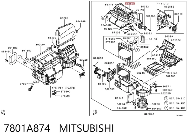  7801A874 Mitsubishi