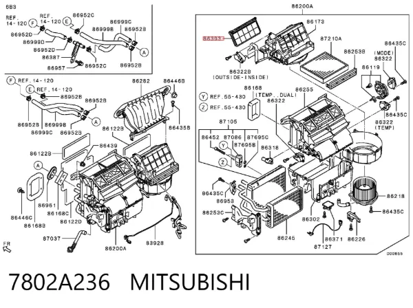  7802A236 Mitsubishi
