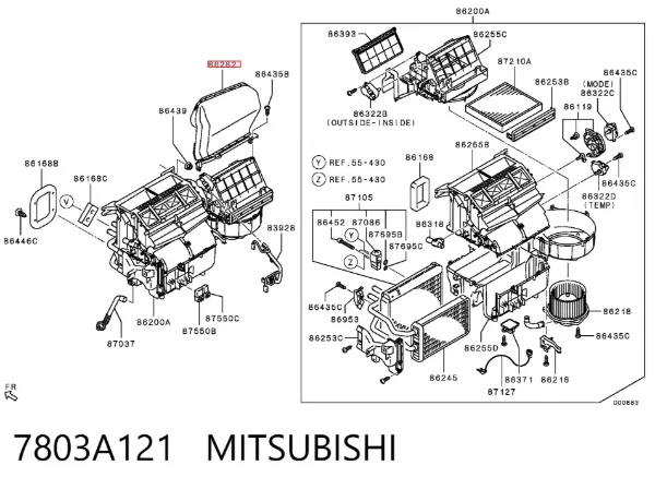  7803A121 Mitsubishi