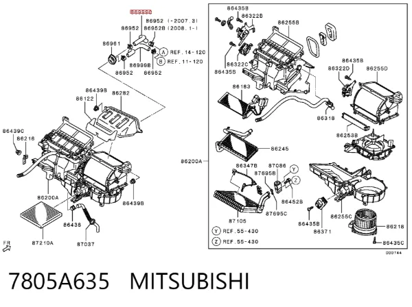  7805A635 Mitsubishi