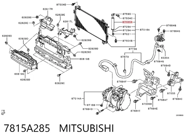 Filtro deshidratador 7815A285 Mitsubishi