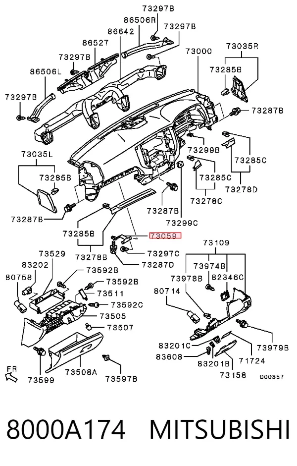  8000A174 Mitsubishi