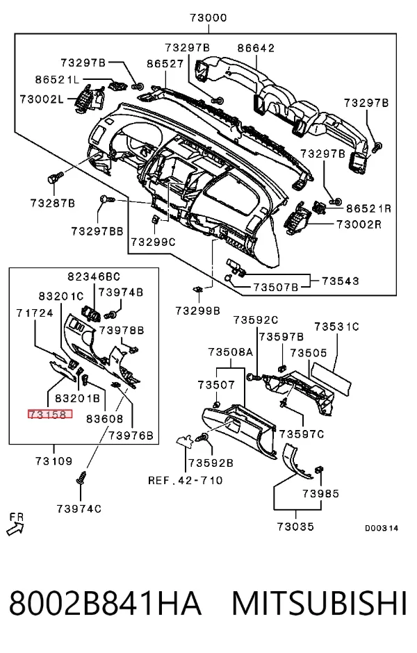  8002B841HA Mitsubishi