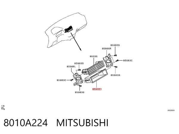  8010A224 Mitsubishi