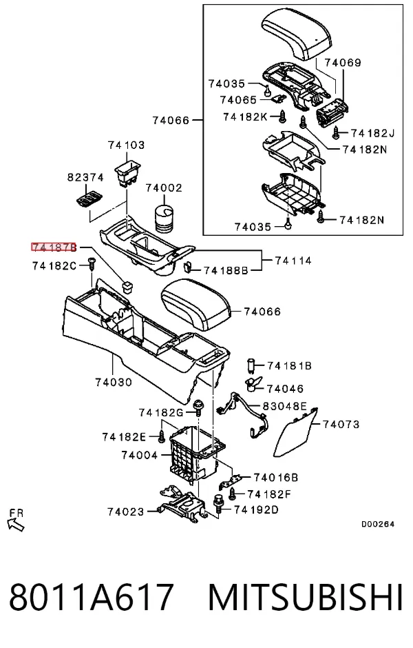  8011A617 Mitsubishi