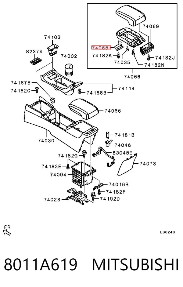  8011A619 Mitsubishi