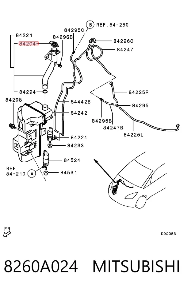  8260A024 Mitsubishi