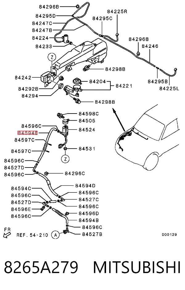 8265A279 Mitsubishi