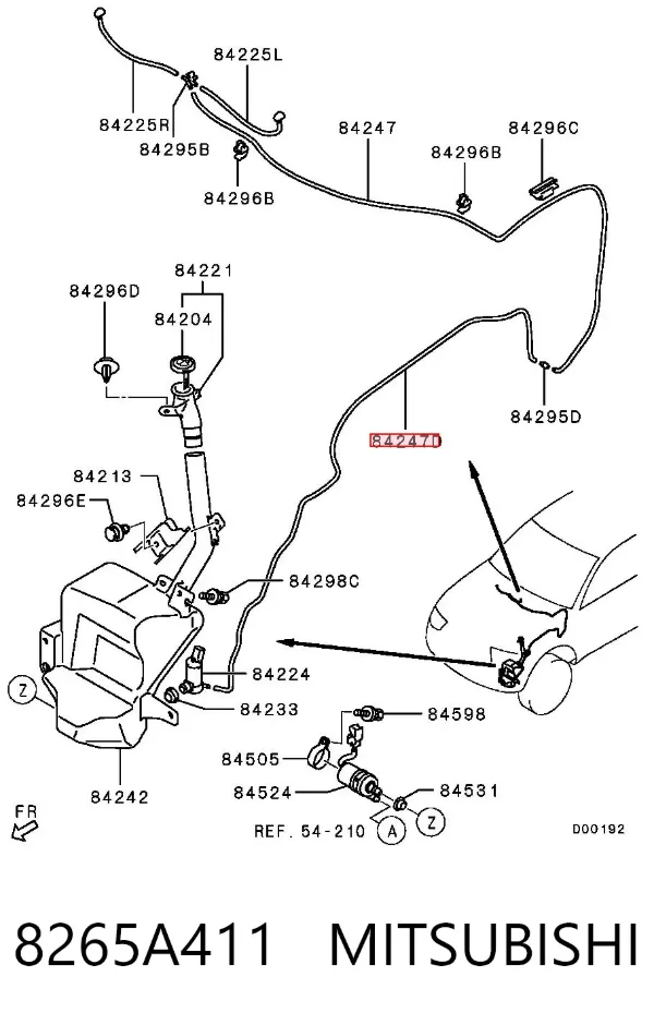  8265A411 Mitsubishi