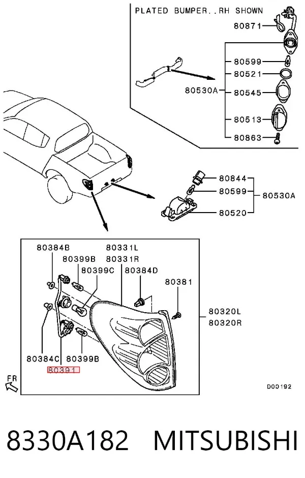 8330A182 Mitsubishi