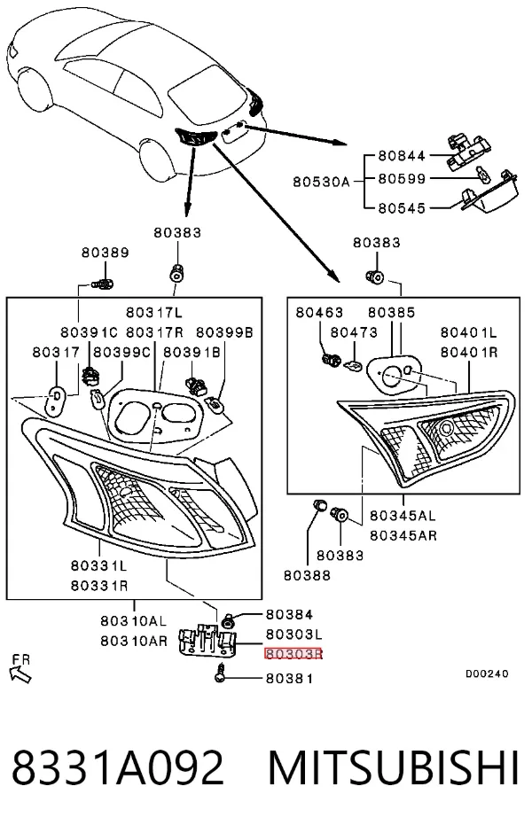  8331A092 Mitsubishi