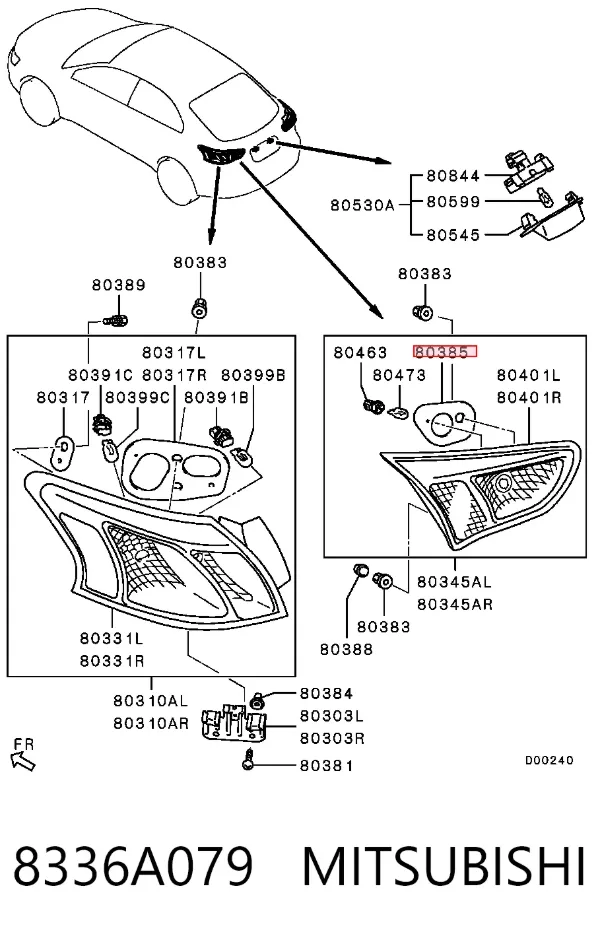  8336A079 Mitsubishi