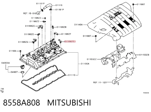  8558A808 Mitsubishi