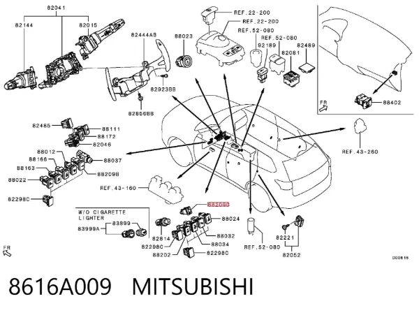  8616A009 Mitsubishi