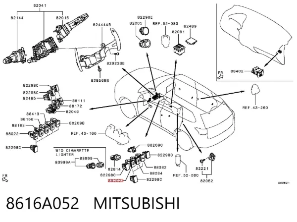  8616A052 Mitsubishi
