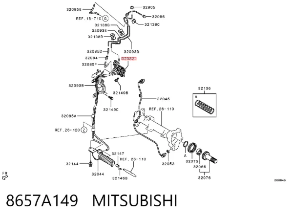  8657A149 Mitsubishi