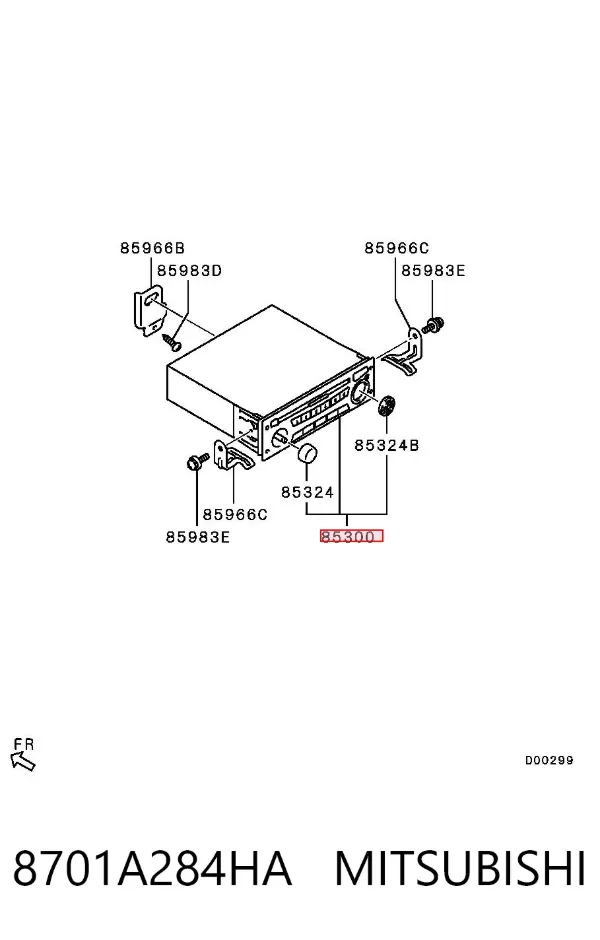 Radio Mitsubishi L 200 IV