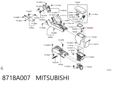 Concentrador USB MITSUBISHI 8718A007