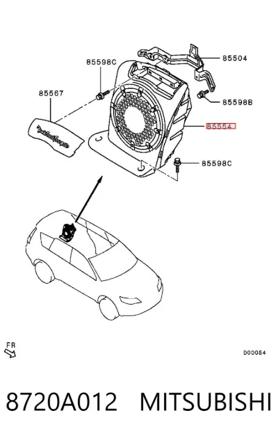 Subwoofer MITSUBISHI 8720A012