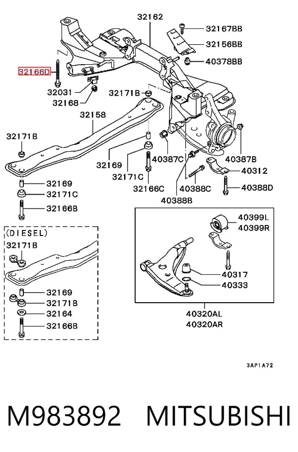  M983892 Mitsubishi
