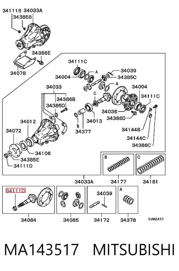  MA143517 Mitsubishi