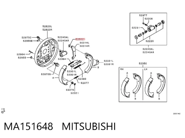  MA151648 Mitsubishi