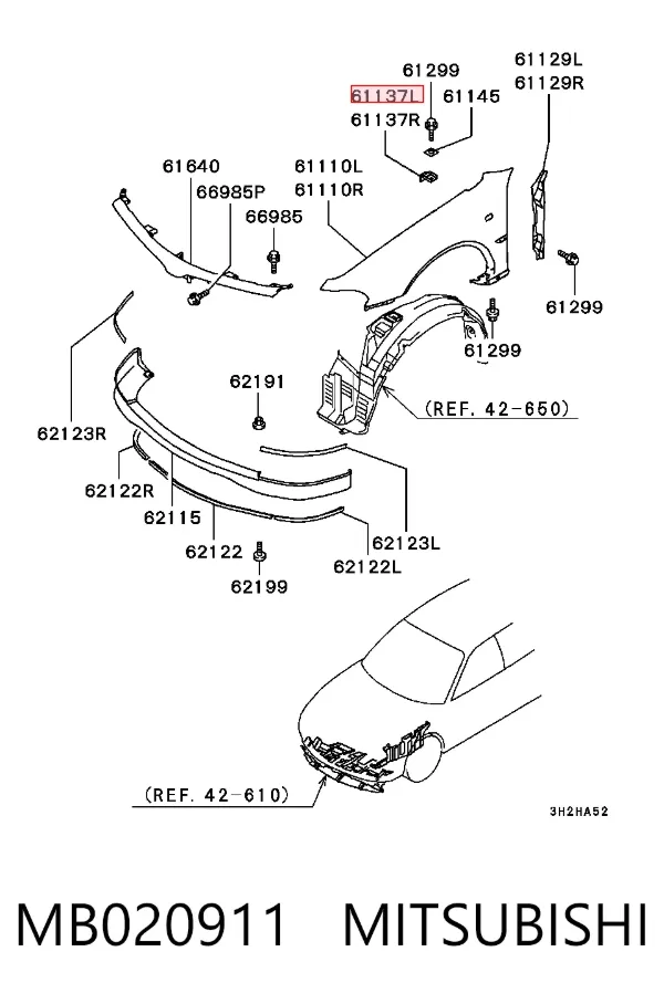  MB020911 Mitsubishi