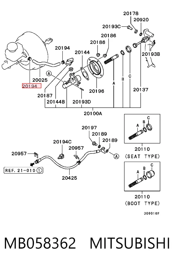  MB058362 Mitsubishi