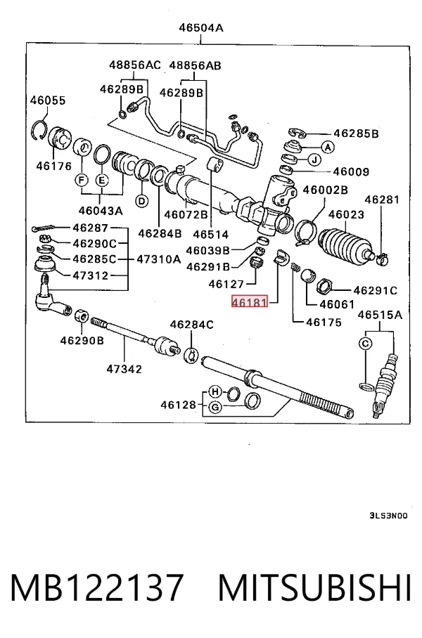  MB122137 Mitsubishi