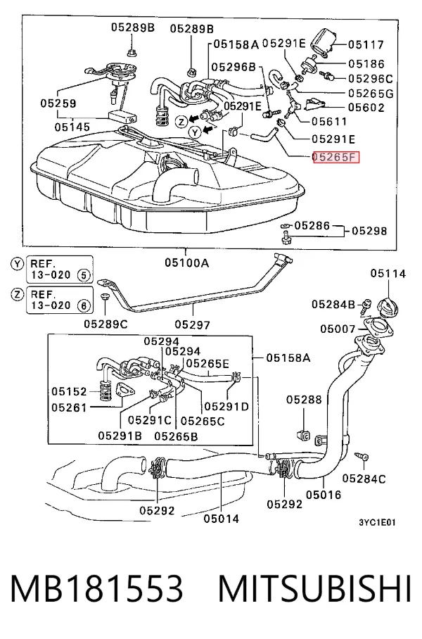  MB181553 Mitsubishi