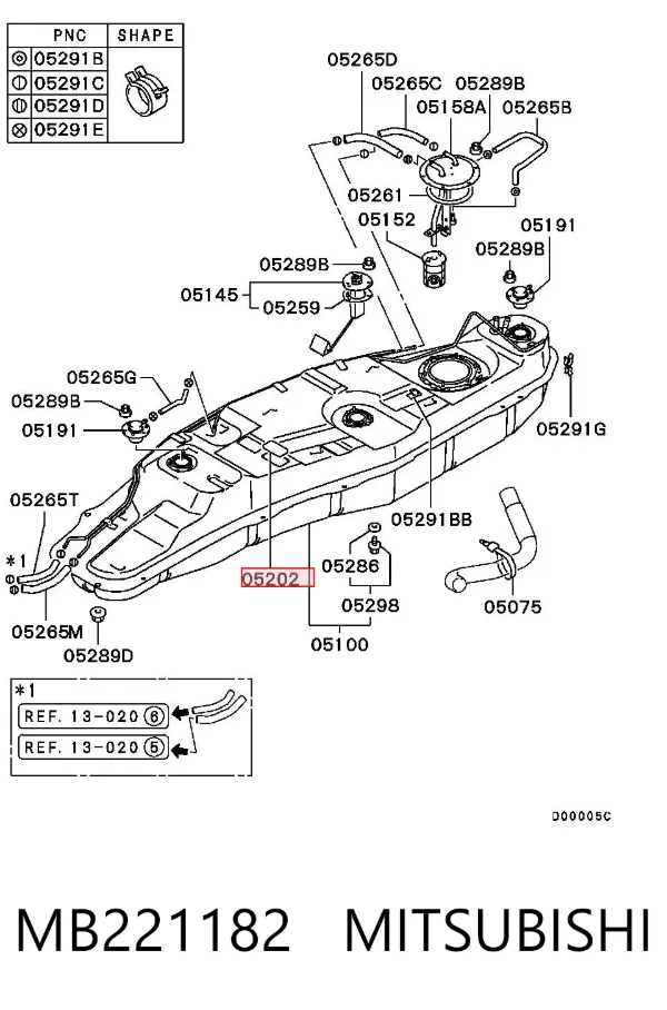 MB221182 Mitsubishi