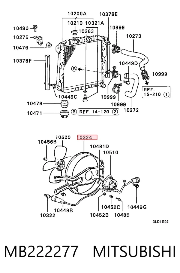 MB222277 Mitsubishi