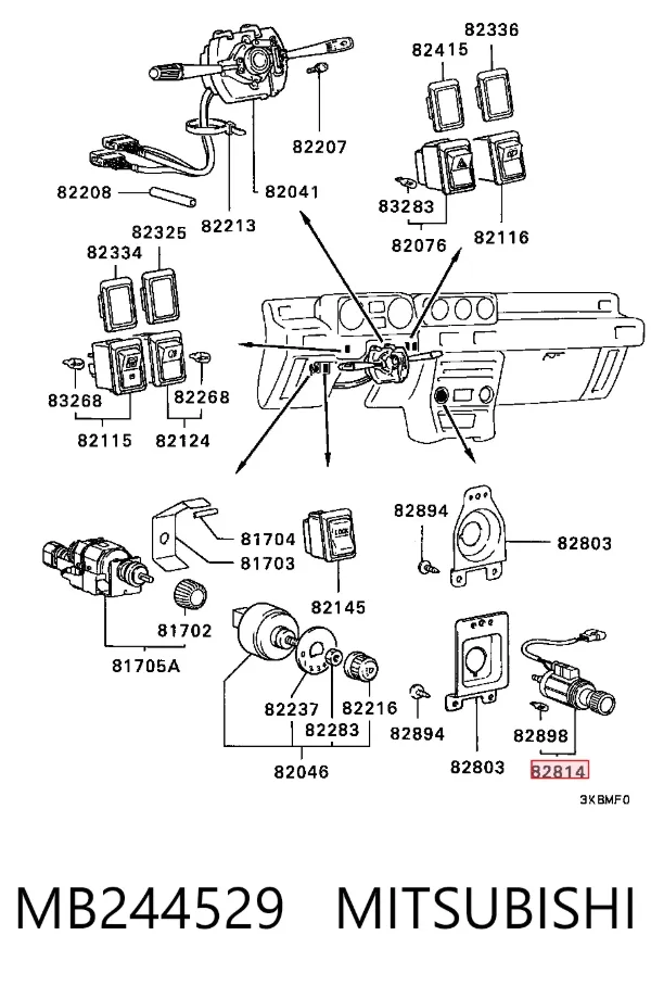  MB244529 Mitsubishi