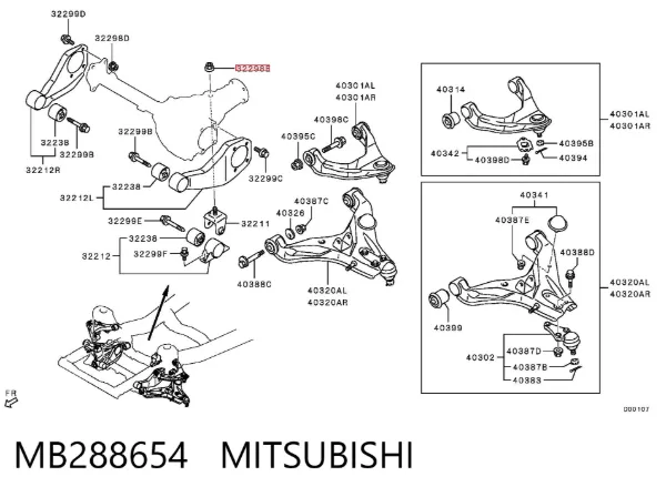  MB288654 Mitsubishi