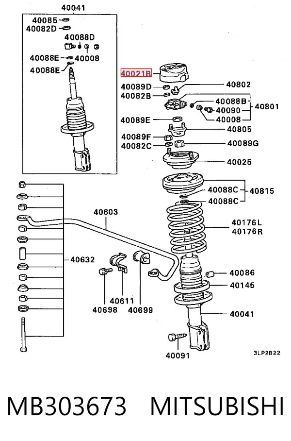  MB303673 Mitsubishi