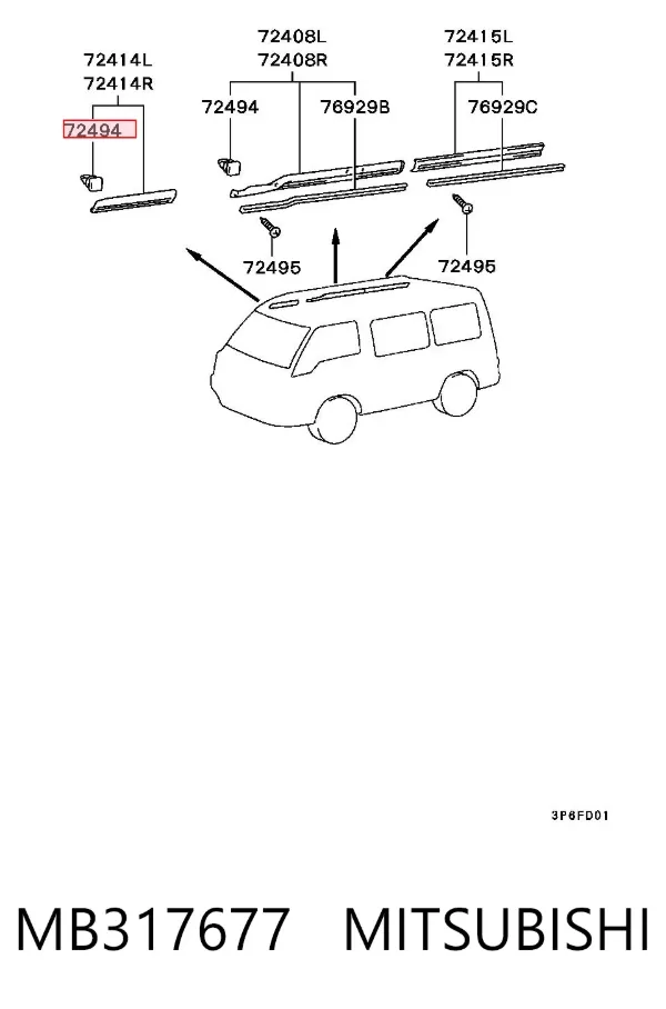  MB317677 Mitsubishi