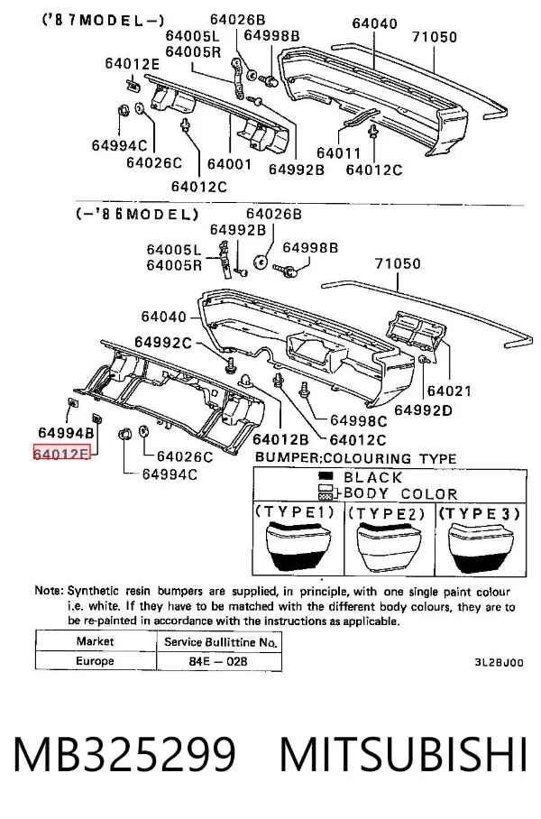  MB325299 Mitsubishi