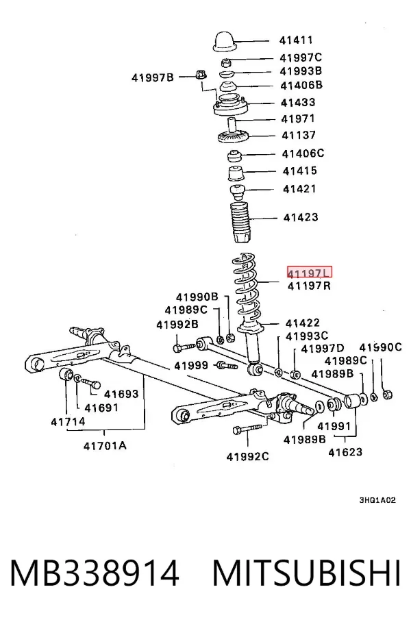 Muelle MB338914 Mitsubishi